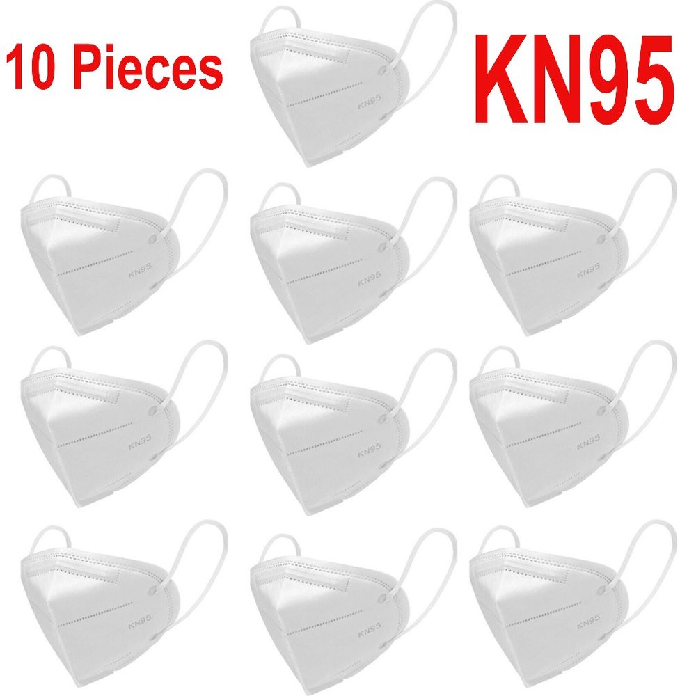 KN95 Protective 5 Layers Face Mask Disposable Mouth Cover PM2.5 Respirator BFE